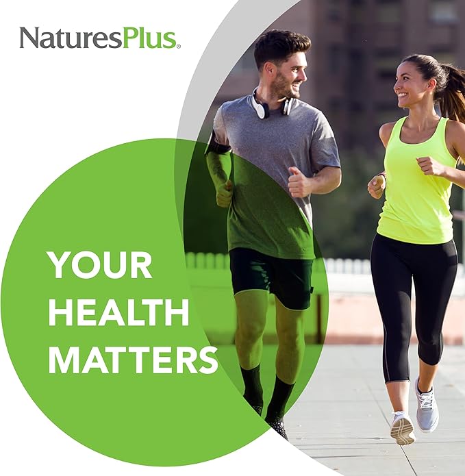 Natures Plus Source of Life Men Multivitamin - 60 Vegetarian Tablets - Whole Food Supplement - Natural Energy Production & Overall Wellbeing for Men - Gluten-Free - 30 Servings