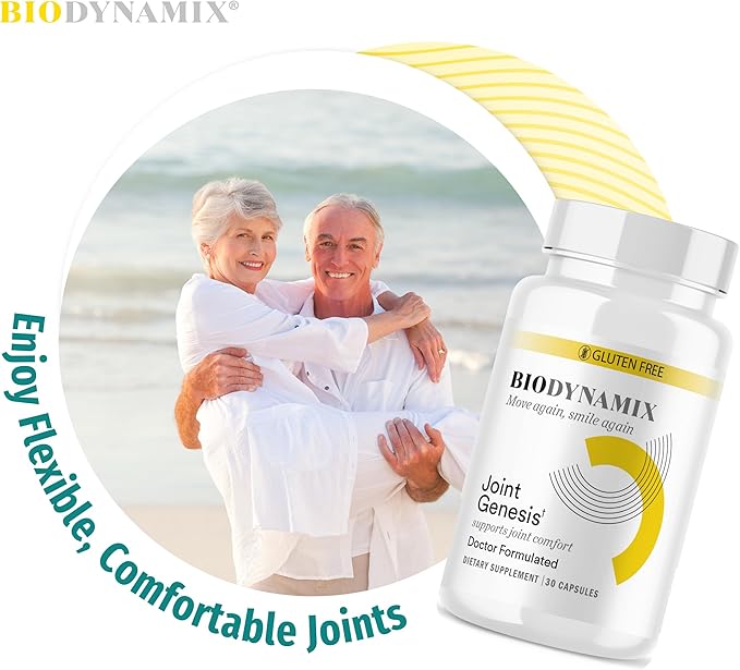 Joint Genesis - Joint Support Supplement - with Mobilee and Boswellia Serrata - for Comfortable, Flexible Joints - 3 Pack