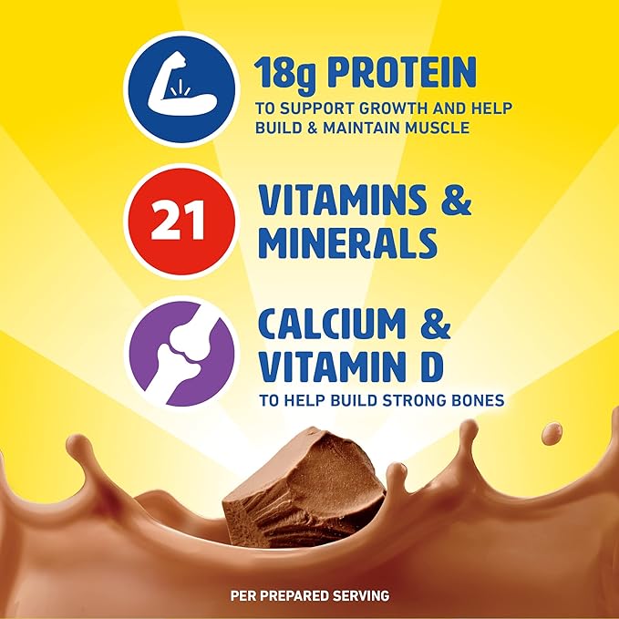 Carnation Breakfast Essentials High Protein Powder Drink Mix, Rich Milk Chocolate, 10 Count Box Packets (Pack of 6) (Packaging May Vary)