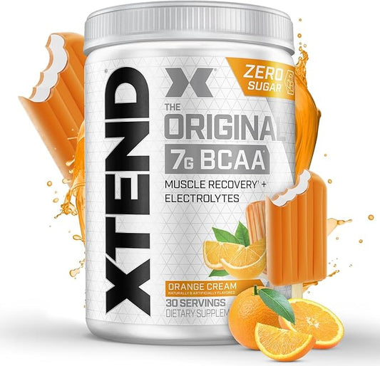 Xtend XTEND Original BCAA Powder 7g BCAA and 2.5g L-Glutamine, Sugar Free Post Workout Muscle Recovery Drink with Amino Acids for Men & Women, 30 Servings
