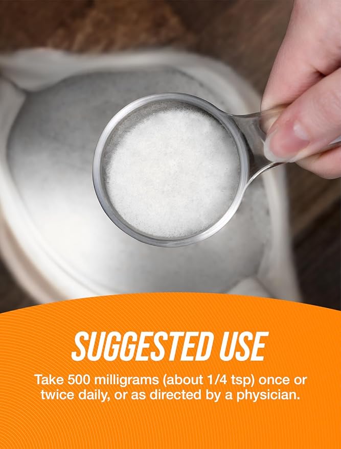 BulkSupplements.com L-Glutamic Acid HCl Powder - Amino Acid Supplement, Glutamate Supplement - for Gut Health, Glulten Free, 500mg per Serving, 100g (3.5 oz) (Pack of 1)