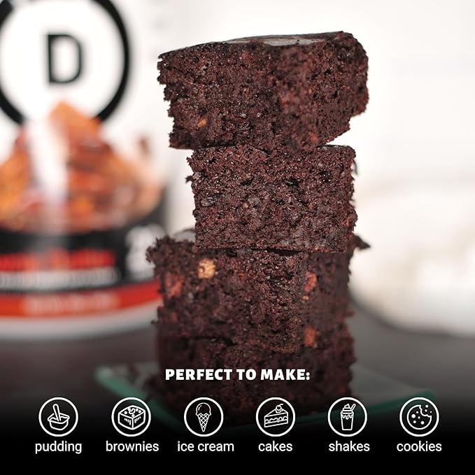 Devotion Nutrition Protein Powder Blend | Gluten Free, Keto Friendly, No Added Sugars | 1g MCT | 20g Whey & Micellar Protein | 12 Count Packets (Brownie Batter)