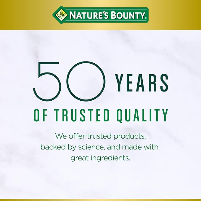 Nature's Bounty Prenatal Multivitamin, Supports Baby's Healthy Growth and Development, with 200mg DHA, 60 Softgels