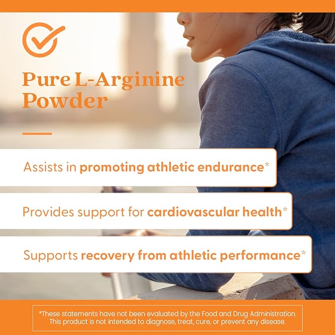 Doctor's Best L-arginine HCL Powder, Non-GMO, Vegan, Gluten Free, Soy Free, Helps Promote Muscle Growth, 300g