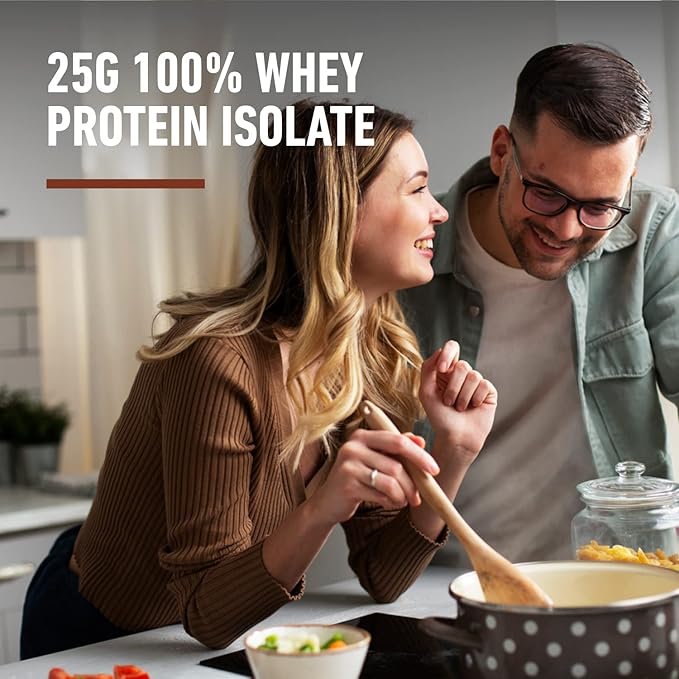 Isopure Dutch Chocolate Whey Isolate Protein Powder with Vitamin C & Zinc for Immune Support, 25g Protein, Low Carb & Keto Friendly, 41 Servings, 3 Pounds (Pack of 1) (Packaging May Vary)