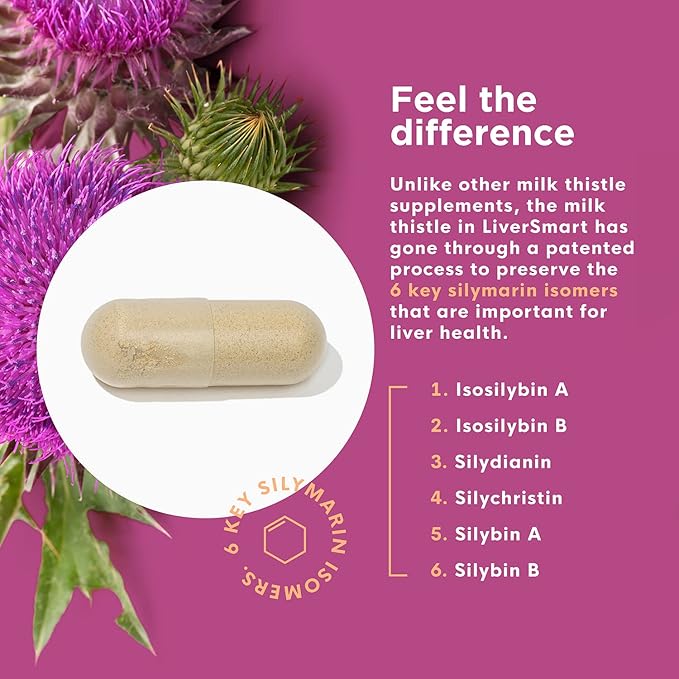 Liver Cleanse & Repair Formula with European Milk Thistle - Silymarin, Artichoke, Dandelion Root, Yellow Dock Root, Beet - Liver Support, Liver Health, Liver Supplement, Liver Renew, Liver Aid 3