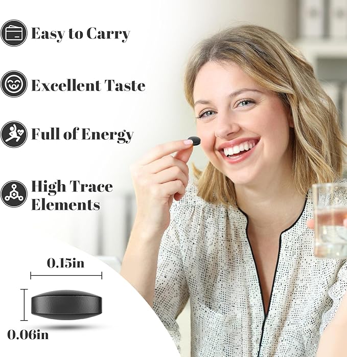 30,000 MG Shilajit Tablets, 100% Shilajit Pure Himalayan Organic, Shilajit for Men and Women Rich in Fulvic Acid & 85+ Trace Minerals, Shilajit Supplement for Energy & Immune System, 120 Count