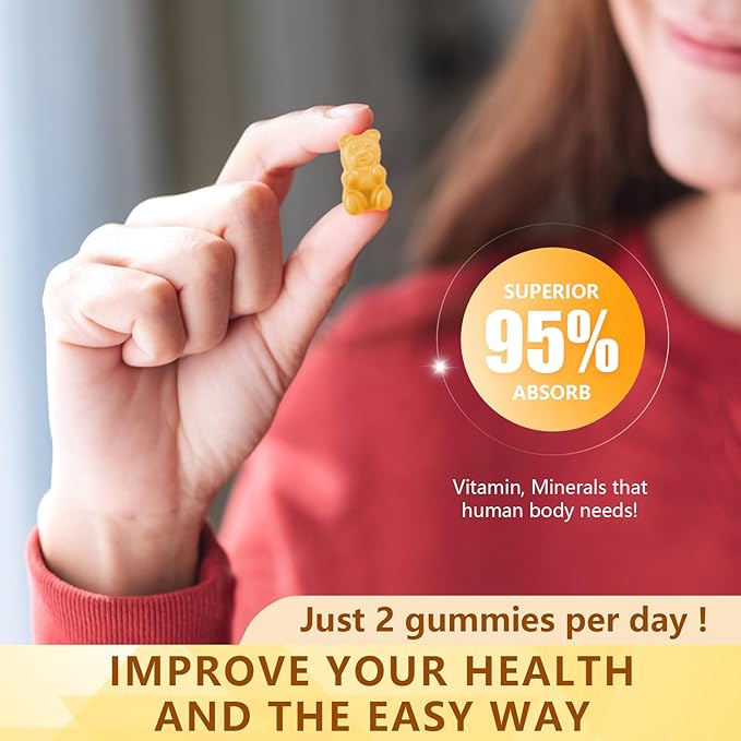 Calcium Magnesium Zinc with Vitamin D3 Supplement, Sugar Free Calcium Gummies for Women Men, High Absorption Zinc Gummies for Bone & Muscle & Immune Health, Vegan Mango Flavor - 60 Count