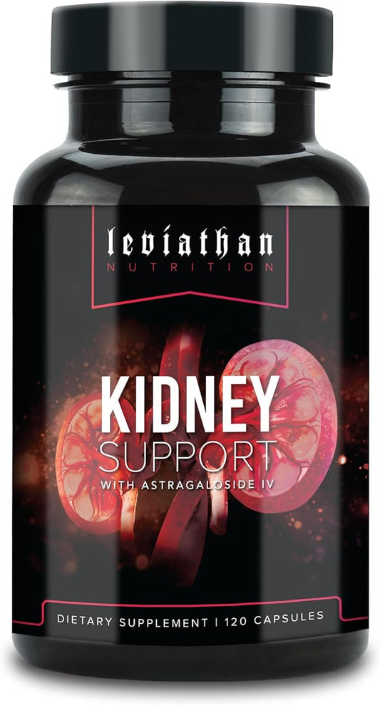 Leviathan Super Kidney Cleanse & Urinary Detox Formula | Optimal Kidney Health & Gallbladder Formula | Full Restore & Detox - Manage Kidney Stones | 120 Caps