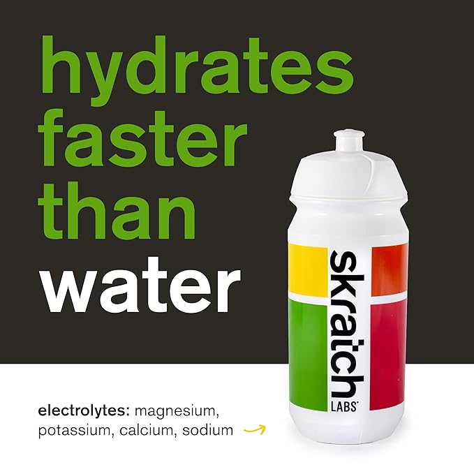 Skratch Labs Hydration Powder | Sport Drink Mix | Electrolytes Powder for Exercise, Endurance, and Performance | Lemon + Lime | 20 Servings | Non-GMO, Vegan, Kosher