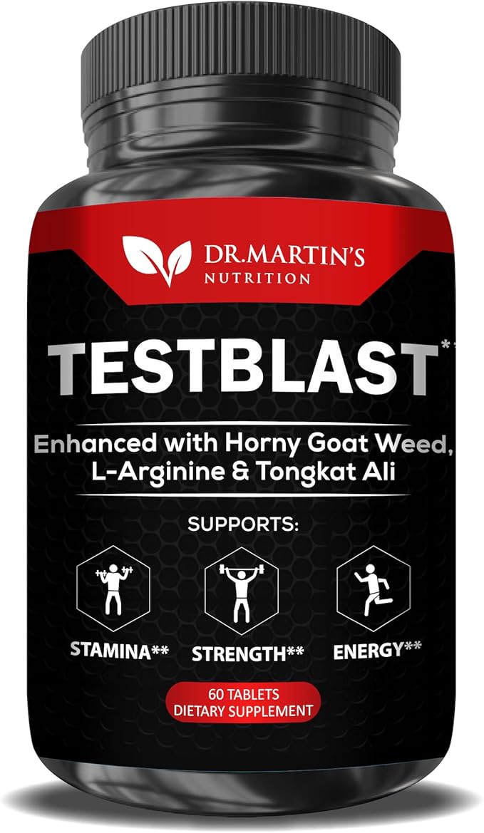 Extra Strength Testosterone Booster - Naturally Boost Your Stamina, Endurance, Strength & Energy for Men & Women - Burn Fat & Build Lean Muscle Mass Today
