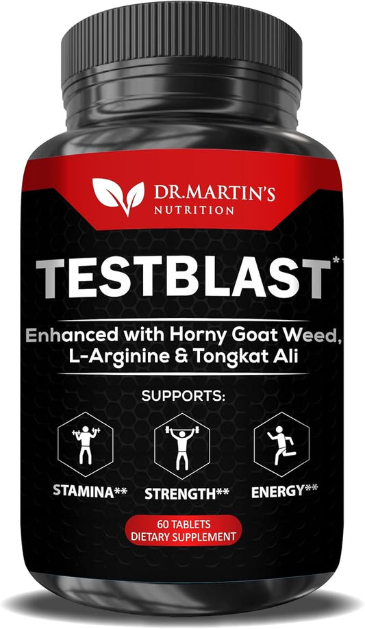 Extra Strength Testosterone Booster - Naturally Boost Your Stamina, Endurance, Strength & Energy for Men & Women - Burn Fat & Build Lean Muscle Mass Today