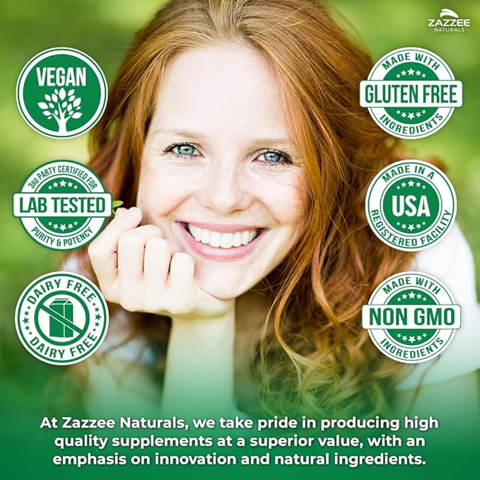 Zazzee USDA Organic Lion's Mane 20:1 Extract, 16,000 mg Strength, 30% Polysaccharides, 120 Vegan Capsules, 60 Day Supply, Standardized and Concentrated 20X Extract, All-Natural and Non-GMO