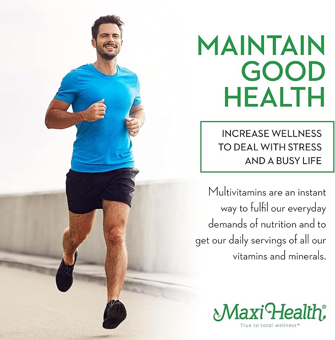Maxi Health Two Complete - Multivitamins and Minerals - Full Potency - 120 Capsules - Kosher
