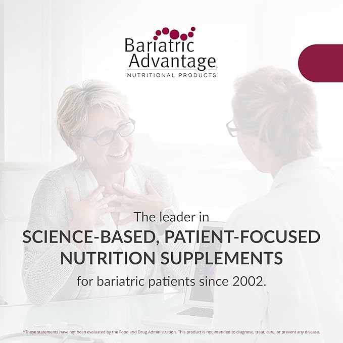 Bariatric Advantage High Protein Meal Replacement Drink Mix, Protein Powder Whey Isolate for Gastric Bypass and Sleeve Gastrectomy Patients, 27g Protein, Lactose Free - Creme - 28 Servings