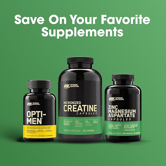 Optimum Nutrition Opti-Men, Vitamin C, Zinc and Vitamin D, E, B12 for Immune Support Mens Daily Multivitamin Supplement, 150 Count (Packaging May Vary)