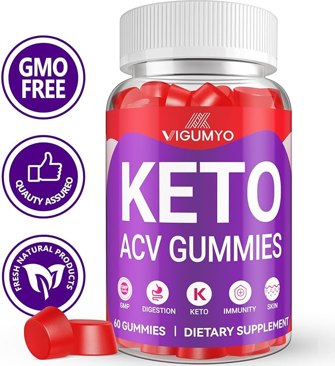 Keto ACV Gummies Apple Cider Vinegar Gummies for Digestion Detox Keto ACV Gummies with B12 Pomegranate Beet Juice 60 Gummies