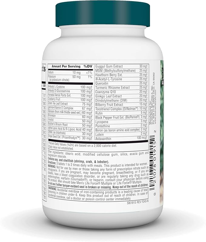 Source Naturals Women's Life Force Multiple, Daily Multivitamin & Immune Health Supplement - 45 Tablets