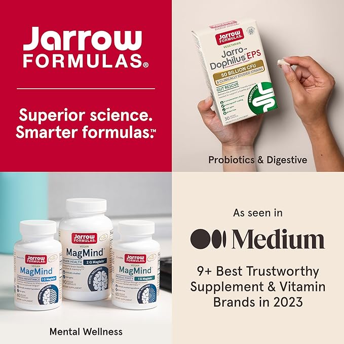 Jarrow Formulas BoneUp - 120 Capsules - 60 Servings - For Bone Support & Skeletal Nutrition - Includes Naturally Derived Vitamin D3, K2 (as MK-7) & 1000 mg Calcium - Gluten Free - Non-GMO