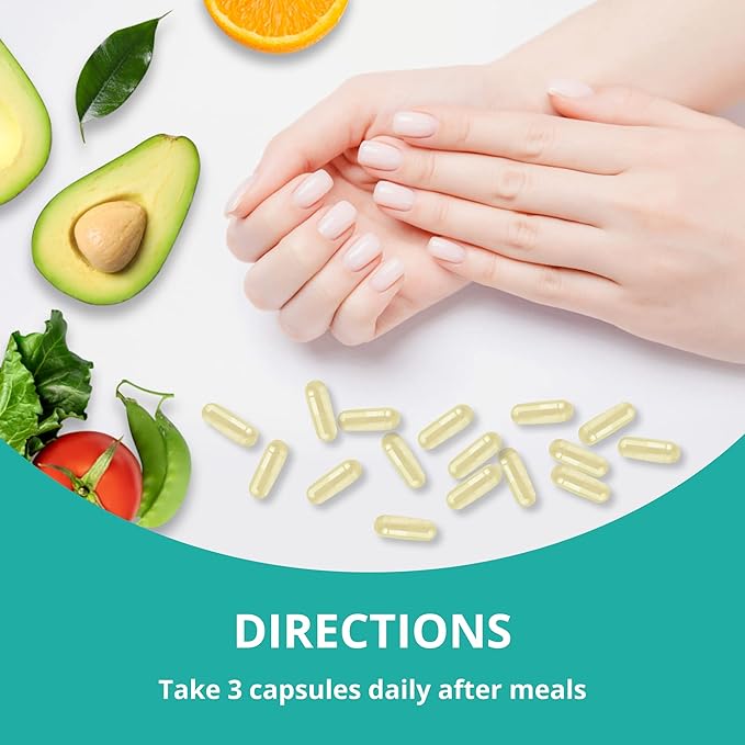 NuBest Collagen Super Collagen Peptides - Revitalizes Skin, Hair & Nails - Bone & Joint Strength - Beauty Collagen Formula for Men & Women - 1,500 mg Per Serving - 90 Capsules | 1 Month Supply