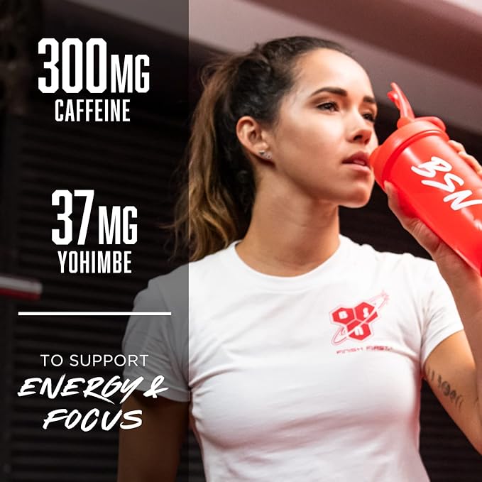 BSN N.O.-XPLODE Vaso Pre Workout Powder with 8g of L-Citrulline and 3.2g Beta-Alanine and Energy, Flavor: Watermelon Smash, 24 Servings