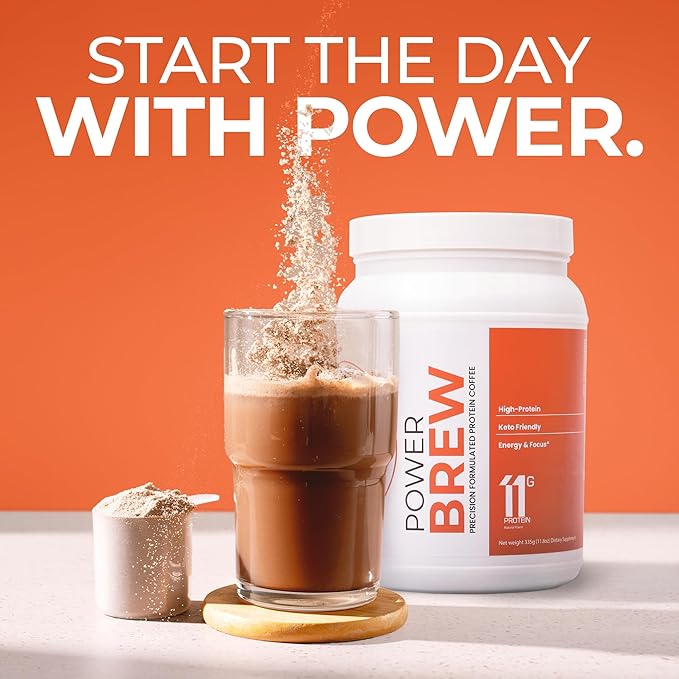 Tuff Genius High Protein Whey Isolate Coffee with Theanine - Enhance Focus & Energy - Real Coffee Protein Coffee - Ideal for Morning Boost - Premium Coffee Protein Powder for Performance