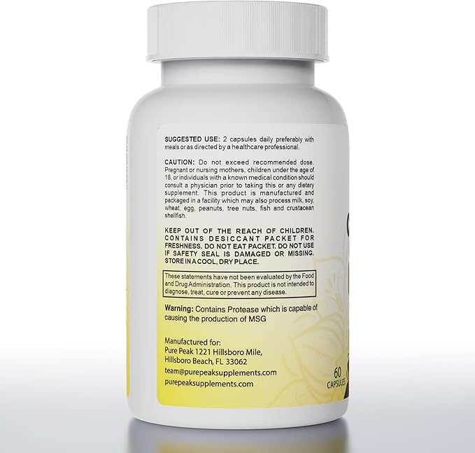 Herbal Probiotic Blend with Oregano Leaf, Wormwood, Black Walnut, Caprylic Acid