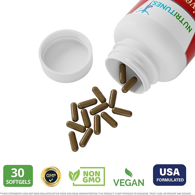 LiverEzy Liver Support & Fat Metabolism Supplement with Bergacyn FF (Bergamot and Artichoke Proprietary Blend) – Non-GMO, Vegan, GMP-Compliant – 30 Capsules, 30-Day Supply