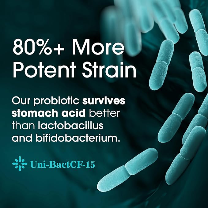 Probiotics for Women and Men - with Lactase Enzyme and Prebiotic Fiber for Digestive Health - 80%+ More Potent Supplement for Gut Health Support - Vegan Raw Probiotic Formula, Made in The USA