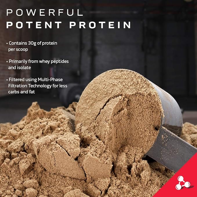 Muscletech Whey Protein Powder (Vanilla Cream, 10 Pound) - Nitro-Tech Muscle Building Formula with Whey Protein Isolate & Peptides - 30g of Protein, 3g of Creatine & 6.8g of BCAA