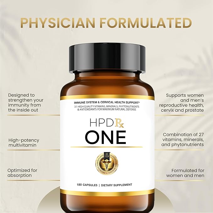 ONE Immunity Boost Multivitamin Supplements for Women and Men | Advanced Immunity Defense Support | Helps Immune Response | 1-Month Supply, 180 Capsules, Pack of 1