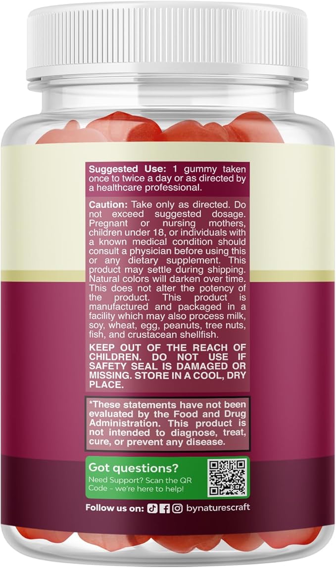 Apple Cider Vinegar ACV Gummies - Gut Health & Natural Energy Supplement with Vitamin B6 B12 Beet Root and Pomegranate - Apple Cider Vinegar with Mother Body Cleanse Detox for Women & Men 60 Servings