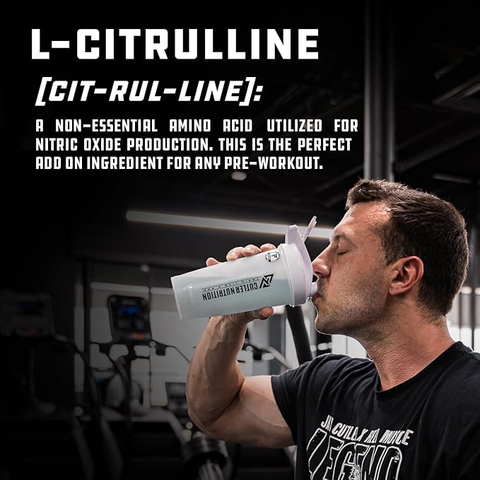 Cutler Nutrition Jay Essentials 100% Pure L-Citrulline Powder Unflavored 3g Per Serving Supports Endurance and Pumps (67 Servings)