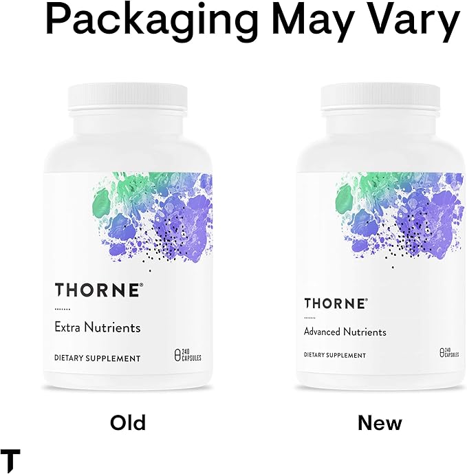 THORNE Advanced Nutrients - Multivitamin and Mineral Supplement with Nicotinamide Riboside - Foundational Support, Healthy Aging and Eye Health - Gluten-Free, Soy-Free - 240 Capsules - 30 Servings