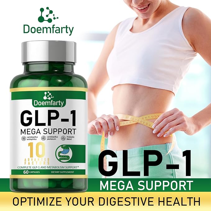 GLP-1 Probiotic | GLP-1 Supplement, GLP-Activate with 10 Billion CFU Multi-Strain Probiotics + Prebiotics, Naturally GLP 1 Production, GLP-1 Probiotic for Men & Women, 60 GLP-1 Capsule (1pcs)wsss、