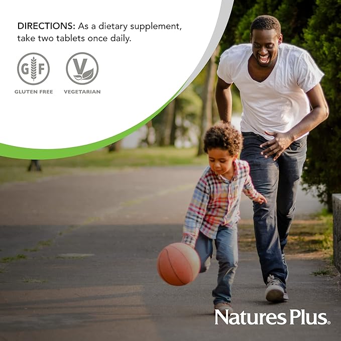 Natures Plus Nutri-Genic Multivitamin - 180 Vegetarian Tablets - Hypo-Allergenic Natural Multivitamin & Mineral Supplement for Sensitive People - Allergen-Free, Gluten-Free - 90 Servings