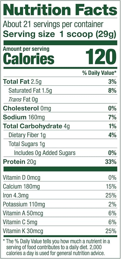 Vega Protein and Greens Protein Powder, Berry - 20g Plant Based Protein Plus Veggies, Vegan, Non GMO, Pea Protein for Women and Men, 1.2 lbs (Packaging May Vary)