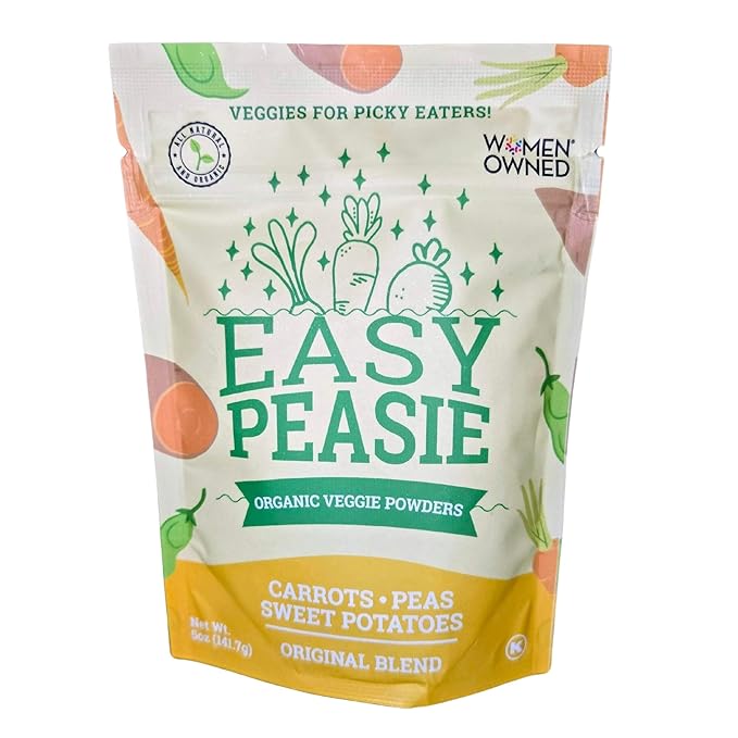 Organic Veggie Powder Blends for Kids and Picky Eaters | Natural Vegetable Powder Supplement for Meals and Smoothies (Original 5oz Pouch)