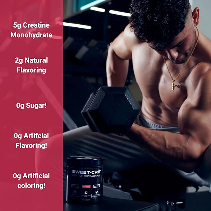 Creatine Monohydrate – 5g Creatine Monohydrate Powder – Advanced Creatine for Women and Men – Bulk Supplements Creatine with Organic Ingredients – Delicious Fruit Punch Flavor – 9.8oz