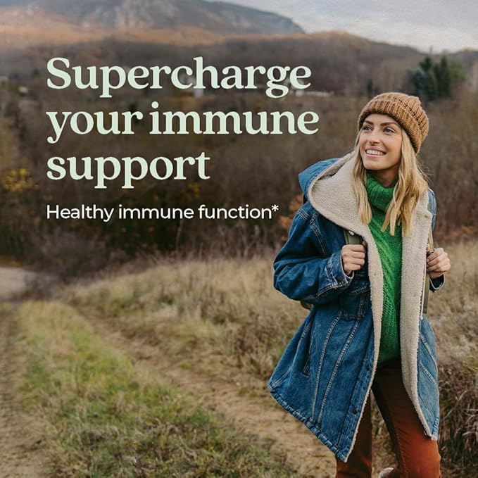 New Chapter® Vitamin C Immune Defense Supplement + Elderberry – Excellent Source of Vitamin C, One Daily Tablet for Healthy Immune Support, Made with Organic Herbs, Non-GMO, Gluten Free, 30 ct