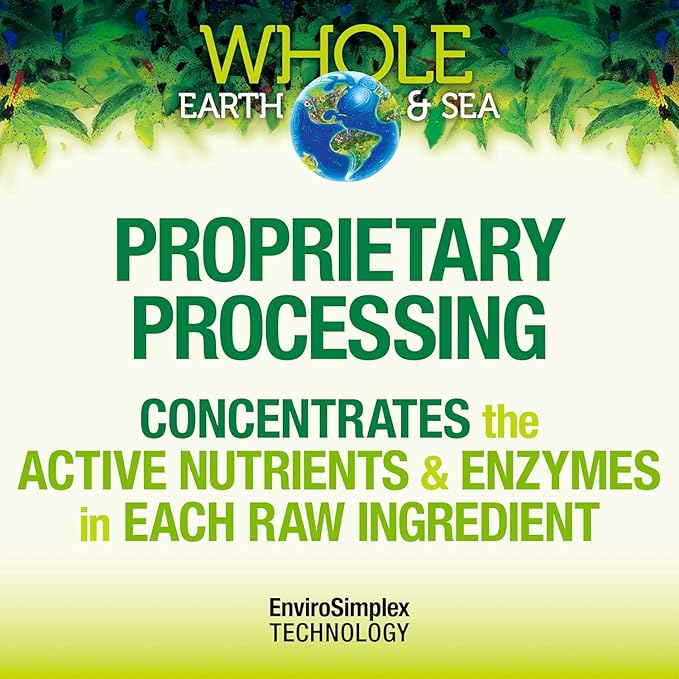 Whole Earth & Sea from Natural Factors, Organic Fermented Protein & Greens, Vegan Whole Food Supplement, Chocolate, 1lb 9 Oz