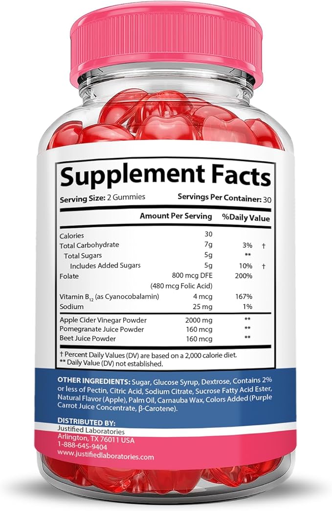 Liberty Bites Keto ACV Gummies Extreme 2000MG Libertybites Keto Gummies Apple Cider Vinegar Formulated with Pomegranate Beet Juice Powder B12 Vegan Non GMO 60 Gummys