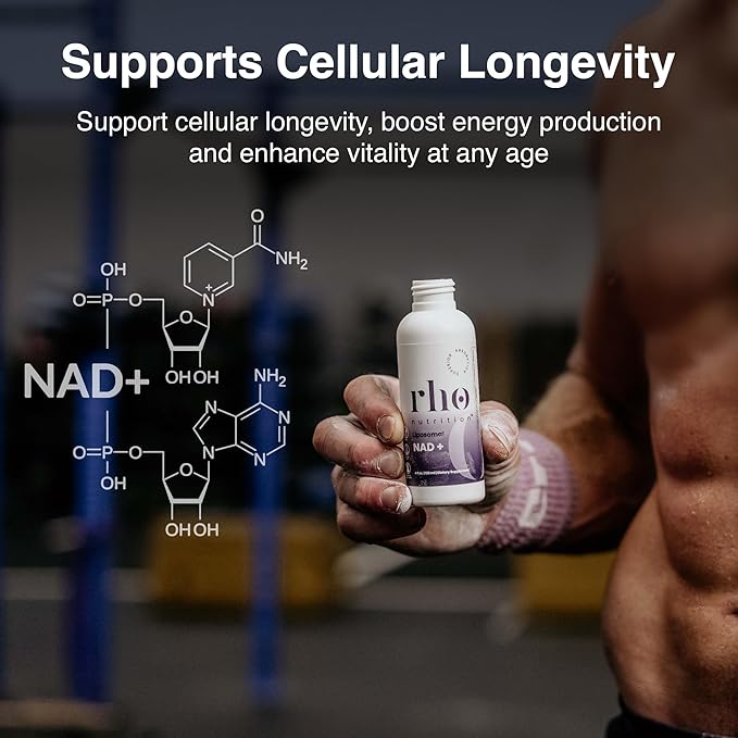 Liposomal NAD+ (6 Pack) - Ultra High Absorption Liquid NAD+ Supplement - NMN or Nicotinamide Riboside Alternative - Supports Cellular Longevity, Healthy Aging, Energy and Metabolism