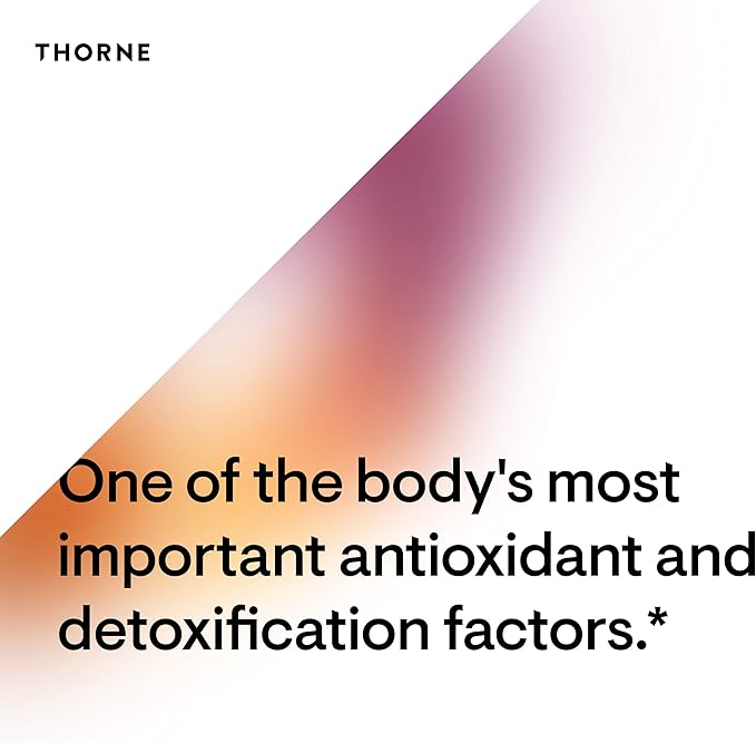 THORNE Glutathione-SR - Sustained-Release Glutathione for Antioxidant Support - 60 Capsules