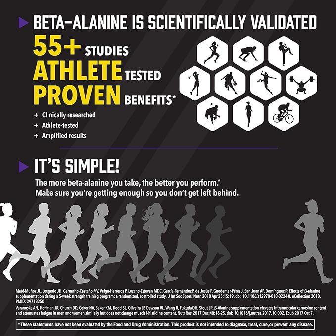 NOW Foods Sports Nutrition, Beta-Alanine 750 mg, Delays Muscle Fatigue*, Endurance*, 120 Veg Capsules