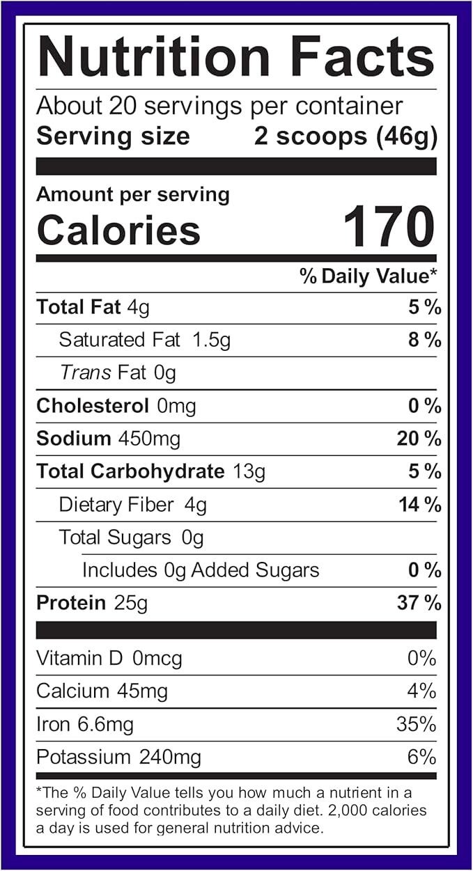 Vega Original Protein Powder, Creamy Chocolate Plant Based Protein Drink Mix for Water, Milk and Smoothies, 32.5 oz (Packaging May Vary)