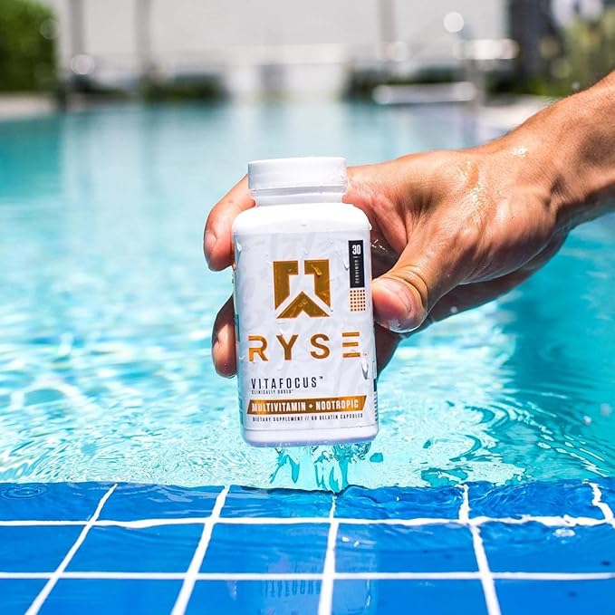 RYSE Core Series VitaFocus | Multivitamin + Nootropic | Total Brain & Body Support | with 13 Essential Vitamins & 8 Essential Minerals | 60 Capsules