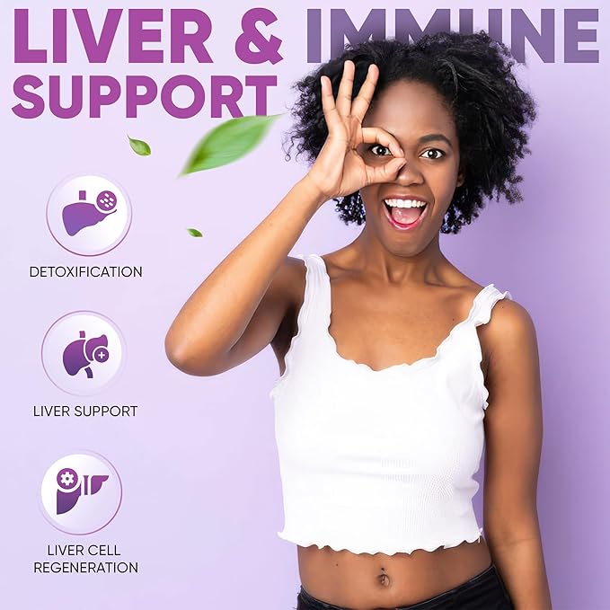 Liver Support & NAC, Zinc - 2 fl oz Liquid Drops with Milk Thistle, Dandelion Root, Chicory, Turmeric, Beet Root, Chanca Piedra - Liver Cleanse & Detox Supplement