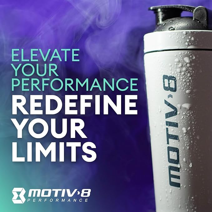 Motiv-8 Pre-Workout Performance, Sugar Free Pre-Workout, Boost Energy and Focus, Improve Workouts, Enhances Mood (30 Servings, Cherry Lemonade)