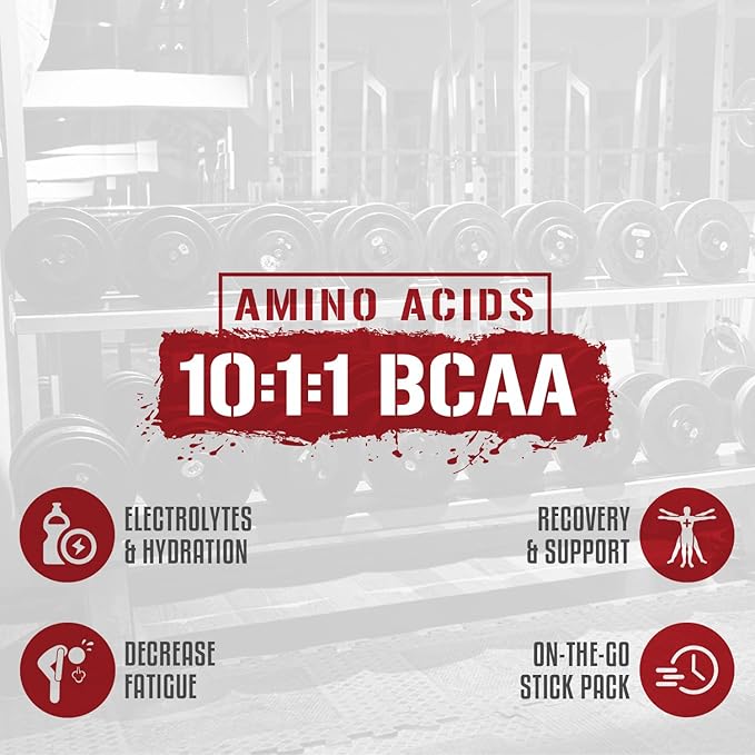 5% Nutrition Rich Piana AllDayYouMay BCAA Powder | 9g of Premium Intra & Post Workout Amino Acids for Hydration, Endurance, Muscle Recovery, Joint & Liver Support (Italian Lemon Ice)